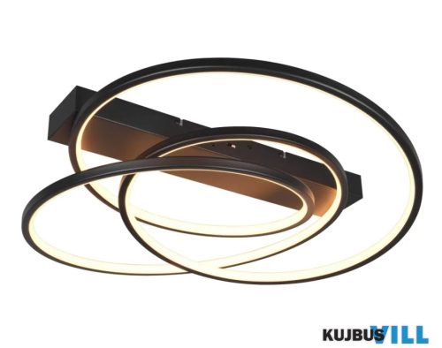 TR 649110132 DARVIN mennyezet lámpa incl.1x34W LED/4500Lm/2300+3000+4000K ↕16cm ↔ 64cm ↗49cm matt fekete