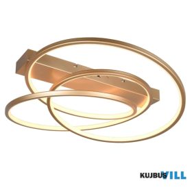   TRIO 649110179 DARVIN mennyezet lámpa incl.1x34W LED/4500Lm/2300+3000+4000K ↕16cm ↔ 64cm ↗49cm arany