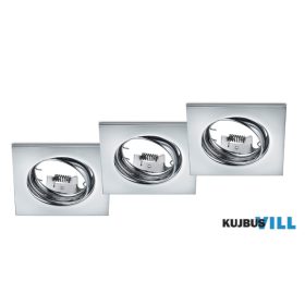  TRIO 650000306 JURA süllyesztett lámpa excl.3xGU10 ↕7cm ↔8cm ↗ 8cm króm
