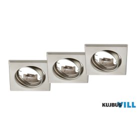   TRIO 650000307 JURA süllyesztett lámpa excl.3xGU10 ↕7cm ↔8cm ↗ 8cm matt nikkel