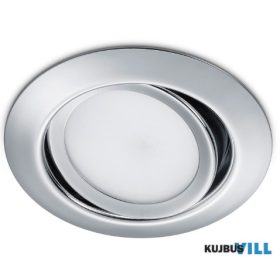   TRIO 650310106 RILA süllyesztett lámpa incl.1x5W LED/450Lm/3000K ↕3,4cm Ø8,2cm króm
