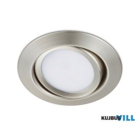  TRIO 650310107 RILA süllyesztett lámpa incl.1x5W LED/450Lm/3000K ↕3,4cm Ø8,2cm matt nikkel