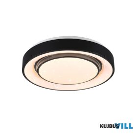   TRIO R65041032 MONA mennyezet lámpa incl.1x20W LED/2400Lm/3000 - 6000K ↕7,5cm Ø38cm matt fekete