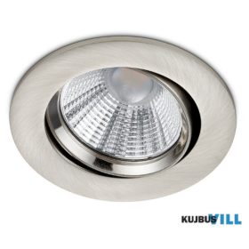   TRIO 650510107 PAMIR süllyesztett lámpa incl.1x5,5W LED/345Lm/3000K ↕5,4cm Ø8,5cm matt nikkel