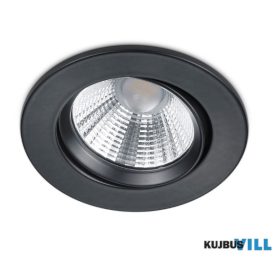   TRIO 650510132 PAMIR süllyesztett lámpa incl.1x5,5W LED/345Lm/3000K ↕5,4cm Ø8,5cm matt fekete