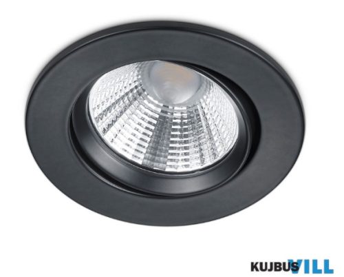 TR 650510132 PAMIR süllyesztett lámpa incl.1x5,5W LED/345Lm/3000K ↕5,4cm Ø8,5cm matt fekete