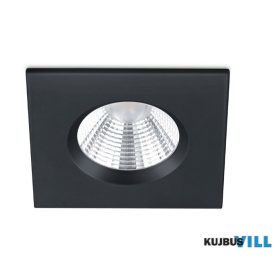   TRIO 650610132 ZAGROS süllyesztett lámpa incl.1x5,5W LED/345Lm/3000K ↕5,4cm ↔8,5cm ↗ 8,5cm matt fekete
