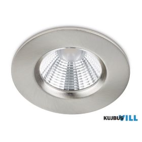   TRIO 650710107 ZAGROS süllyesztett lámpa incl.1x5,5W LED/345Lm/3000K ↕5,4cm Ø8,5cm matt nikkel