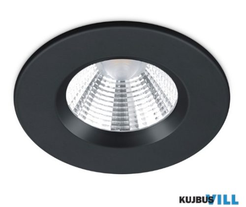 TR 650710132 ZAGROS süllyesztett lámpa incl.1x5,5W LED/345Lm/3000K ↕5,4cm Ø8,5cm matt fekete