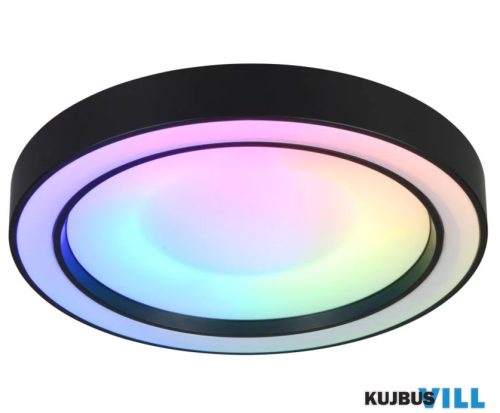 TR R65091432 ARCO mennyezet lámpa incl.1x22W LED/2500Lm/2700 - 6000K ↕7,5cm Ø40cm matt fekete