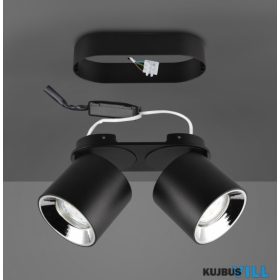   TRIO 651000232 GUAYANA spotlámpa excl.2xGU10 ↔18cm ↗8,7cm ↕12cm matt fekete