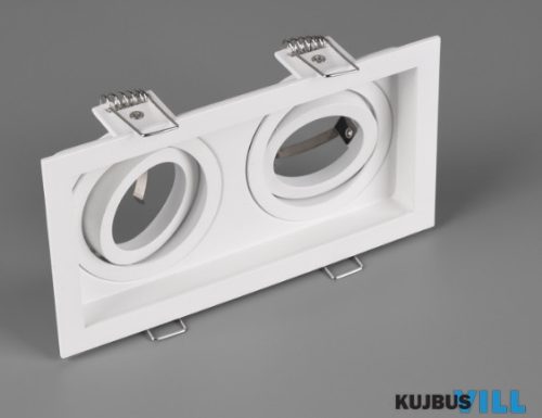 TR 651600231 KENAI süllyesztett lámpa excl.2xGU10 ↕10cm ↔17,2cm ↗ 9,2cm matt fehér