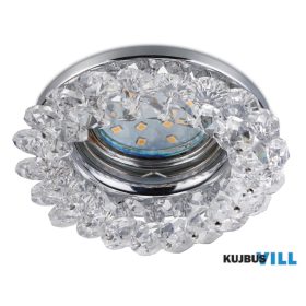   TRIO 651700152 DOLOMITE süllyesztett lámpa excl.1xGU10 ↕9,5cm Ø9cm átlátszó tiszta