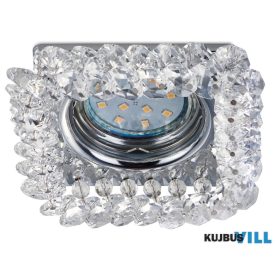   TRIO 651800152 DOLOMITE süllyesztett lámpa excl.1xGU10 ↕9,5cm ↔10cm ↗ 10cm átlátszó tiszta