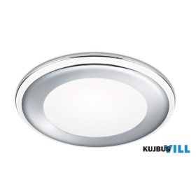   TRIO 652410106 AURA süllyesztett lámpa incl.1x10W LED/1040Lm/3000K ↕3,8cm Ø14,8cm króm