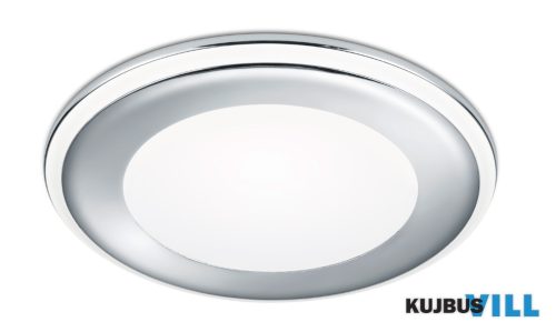 TR 652410106 AURA süllyesztett lámpa incl.1x10W LED/1040Lm/3000K ↕3,8cm Ø14,8cm króm