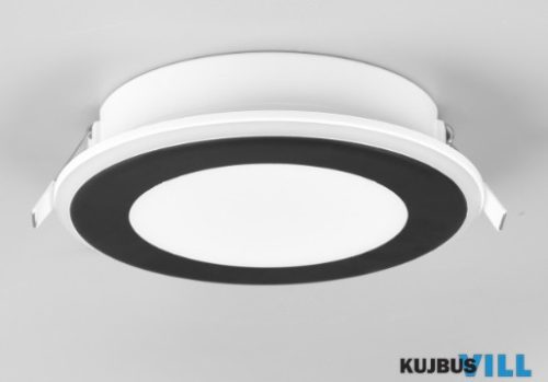 TR 652410132 AURA süllyesztett lámpa incl.1x10W LED/1040Lm/3000K ↕3,8cm Ø14,8cm matt fekete