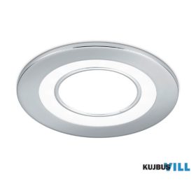   TRIO 652510106 CORE süllyesztett lámpa incl.1x5W LED/450Lm/3000K ↕3,5cm Ø8,2cm króm