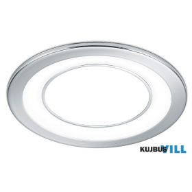   TRIO 652610106 CORE süllyesztett lámpa incl.1x10W LED/1040Lm/3000K ↕3,3cm Ø14,8cm króm