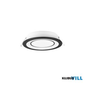   TRIO 652610132 CORE süllyesztett lámpa incl.1x10W LED/1040Lm/3000K ↕3,3cm Ø14,8cm matt fekete