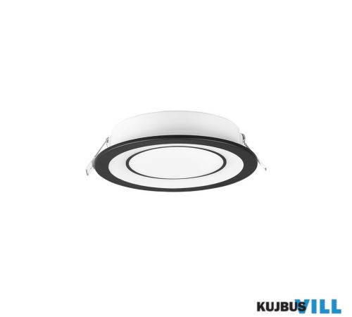 TR 652610132 CORE süllyesztett lámpa incl.1x10W LED/1040Lm/3000K ↕3,3cm Ø14,8cm matt fekete