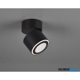   TRIO 652910132 TAURUS mennyezet lámpa incl.1x5W LED/450Lm/3000K ↕10,9cm Ø8,7cm matt fekete