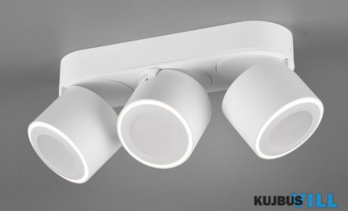 TR 652910331 TAURUS mennyezet lámpa incl.3x5W LED/450Lm/3000K ↕10,6cm ↔27,3cm ↗ 8,7cm matt fehér