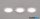 TR 653610331 ARGUS süllyesztett lámpa 3x5W-LED, 3000K, RGB ↕ 4cm∅ 8,2cm matt fehér
