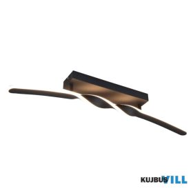   TRIO R65791132 GINKO mennyezet lámpa 18W LED/1980lm/3000K ↕12,5cm ↔79cm matt fekete