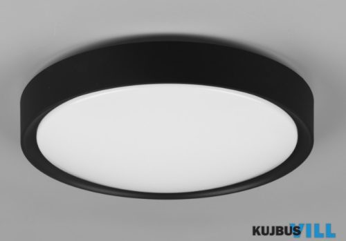 TR 659011832 CLARIMO mennyezet lámpa incl.1x18W LED/1850Lm/3000K ↕9cm Ø33cm matt fekete