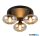 TRIO R66643013 DIVINA mennyezet lámpa excl.3xE14 ↕15cm Ø39cm borostyán