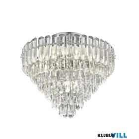   TRIO 667601206 MALIZIA mennyezet lámpa 12xE14/40W ↕49cm Ø58cm króm, kristály