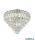 TRIO 667601206 MALIZIA mennyezet lámpa 12xE14/40W ↕49cm Ø58cm króm, kristály