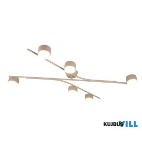   TRIO 669000643 CODA mennyezet lámpa excl.6xGX53 ↕10,5cm ↔100cm ↗61cm bézs