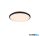 TR R67021132 LIMBUS mennyezet lámpa incl.1x20,5W LED/2300Lm/3000K ↕6,5cm Ø34,7cm matt fekete