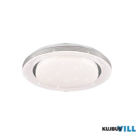   TRIO R67041000 ATRIA mennyezet lámpa incl.1x16W LED/2000Lm/3000 - 6000K ↕7cm Ø38cm átlátszó