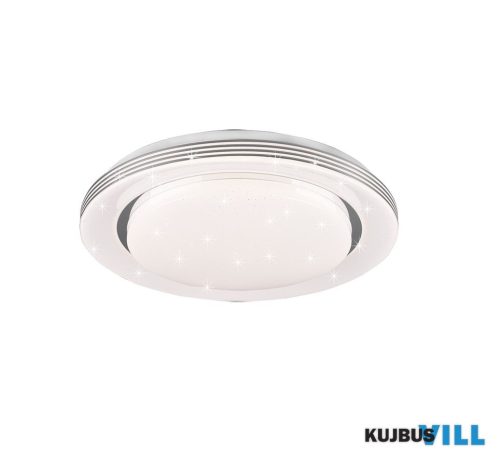 TR R67041000 ATRIA mennyezet lámpa incl.1x16W LED/2000Lm/3000 - 6000K ↕7cm Ø38cm átlátszó