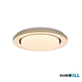   TRIO R67041032 ATRIA mennyezet lámpa incl.1x16W LED/2000Lm/3000 - 6000K ↕7cm Ø38cm matt fekete