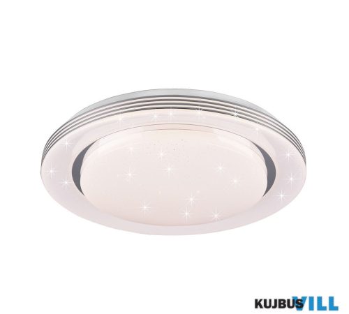 TR R67041900 ATRIA mennyezet lámpa incl.1x21W LED/2500Lm/3000 - 6000K ↕7,5cm Ø48cm átlátszó
