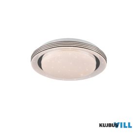   TRIO R67042800 ATRIA mennyezet lámpa incl.1x10,5W LED/1080Lm/3000 - 6000K ↕7cm Ø27cm átlátszó