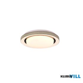   TRIO R67042832 ATRIA mennyezet lámpa incl.1x10,5W LED/1080Lm/3000 - 6000K ↕7cm Ø27cm matt fekete