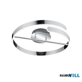   TRIO R67071106 PARMA mennyezet lámpa incl.1x37W LED/4500Lm/4000K ↕13,5cm Ø50cm króm