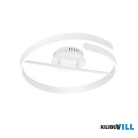  TRIO R67071131 PARMA mennyezet lámpa incl.1x37W LED/4500Lm/4000K ↕13,5cm Ø50cm matt fehér