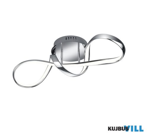 TR R67091106 PERUGIA mennyezet lámpa incl.1x28W LED/3400Lm/4000K ↕22cm ↔60cm ↗ 18cm króm