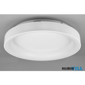   TRIO 671290131 GIRONA mennyezet lámpa incl.1x48W LED/5600Lm/2700 - 6000K ↕12cm Ø60cm matt fehér