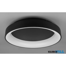   TRIO 671290132 GIRONA mennyezet lámpa incl.1x48W LED/5600Lm/2700 - 6000K ↕12cm Ø60cm matt fekete