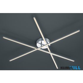   TRIO 671610307 TIRIAC mennyezet lámpa incl.3x9W LED/950Lm/3000K ↕12cm ↔100cm ↗ 100cm matt nikkel