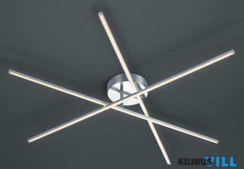 TR 671610307 TIRIAC mennyezet lámpa incl.3x9W LED/950Lm/3000K ↕12cm ↔100cm ↗ 100cm matt nikkel