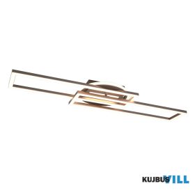   TRIO R67183107 TWISTER mennyezet lámpa incl.1x30W LED/4500Lm/2700 - 6000K ↕9cm ↔90cm ↗ 60cm Ø25cm matt nikkel