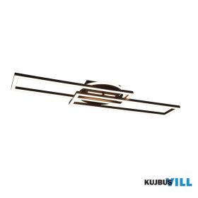   TRIO R67183132 TWISTER mennyezet lámpa incl.1x30W LED/4500Lm/2700 - 6000K ↕9cm ↔90cm ↗ 60cm Ø25cm matt fekete